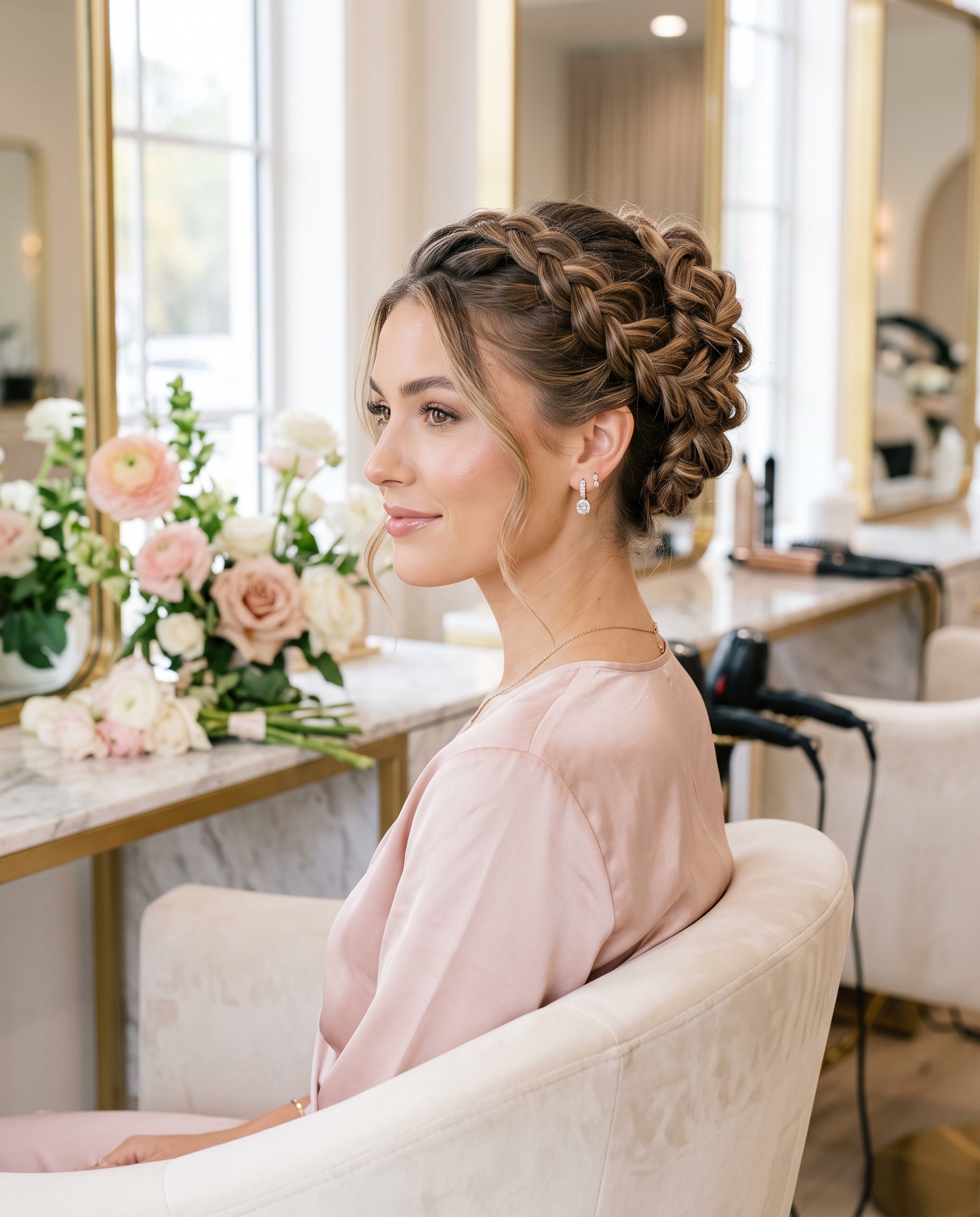 Braided Updo — Style at Luxe Salon & Spa