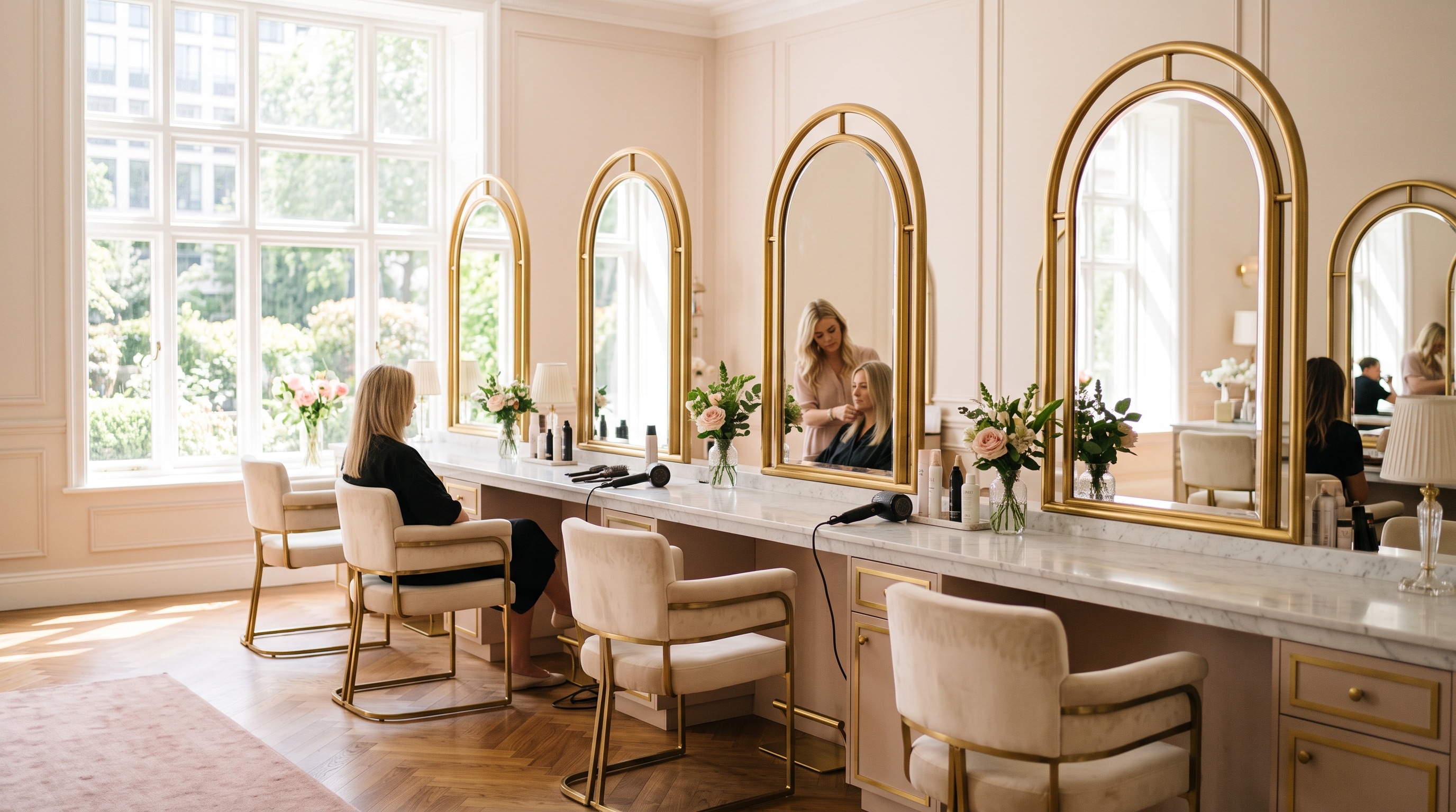 Salon Experience — A calm, beautifully appointed space designed to feel like a retreat.